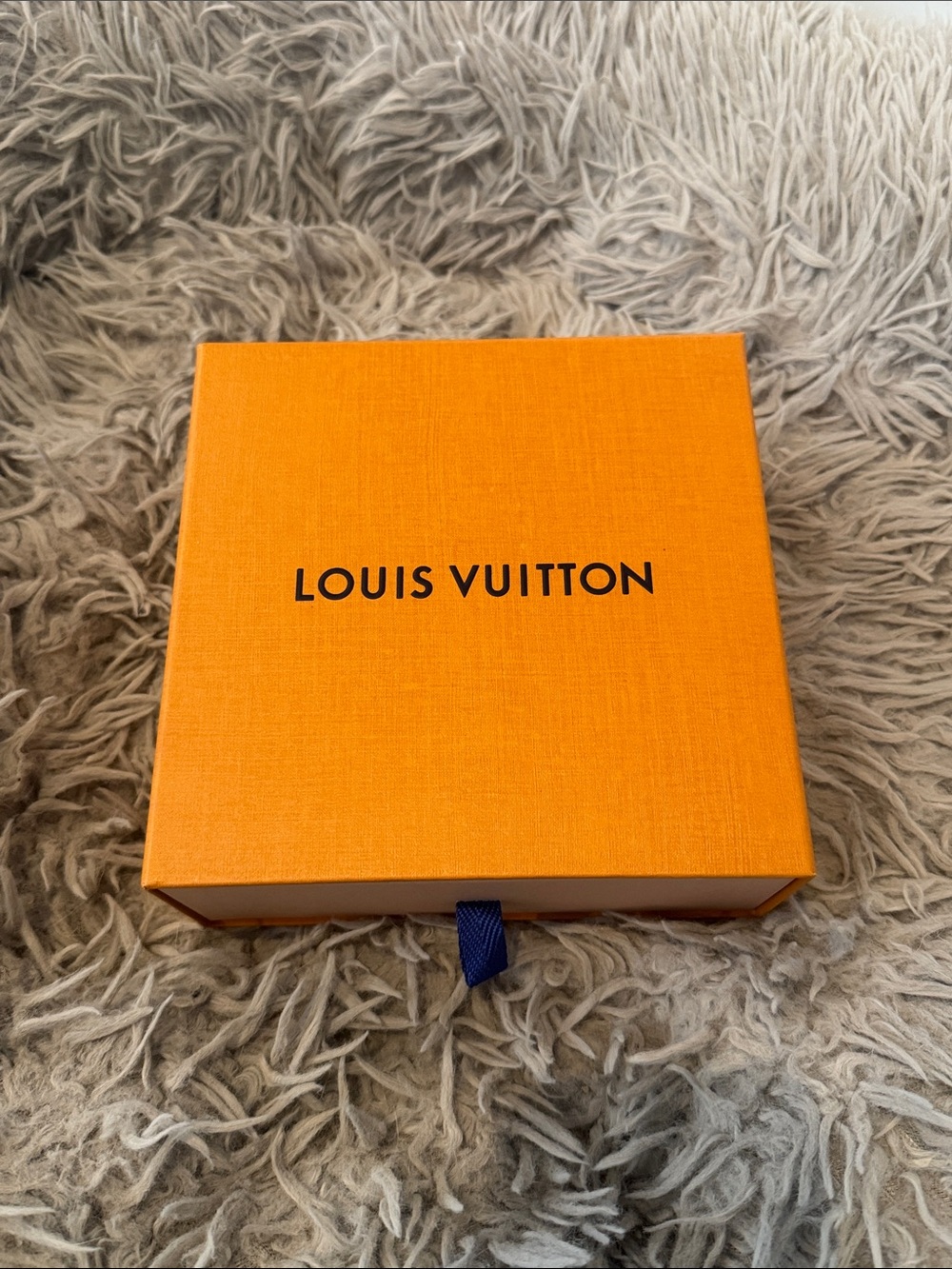 Louis Vuitton Orange Box with Black Logo